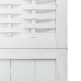 thumbnail image 6 of vidaXL Room Divider 6 Panels White Solid Wood Paulownia, 6 of 7