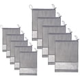 thumbnail image 2 of 10pcs Telas No Tejidas Con Cordón Bolsa De Almacenamiento Zapatos De Juguete Almacenamiento Bolsa De Lavandería Nuevo Gris claro 5pcs M 5pcs L Soledad Organizador para el hogar, 2 of 10