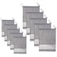 thumbnail image 2 of 10pcs Telas No Tejidas Con Cordón Bolsa De Almacenamiento Zapatos De Juguete Almacenamiento Bolsa De Lavandería Nuevo Gris claro 5pcs M 5pcs L Soledad Organizador para el hogar, 2 of 10