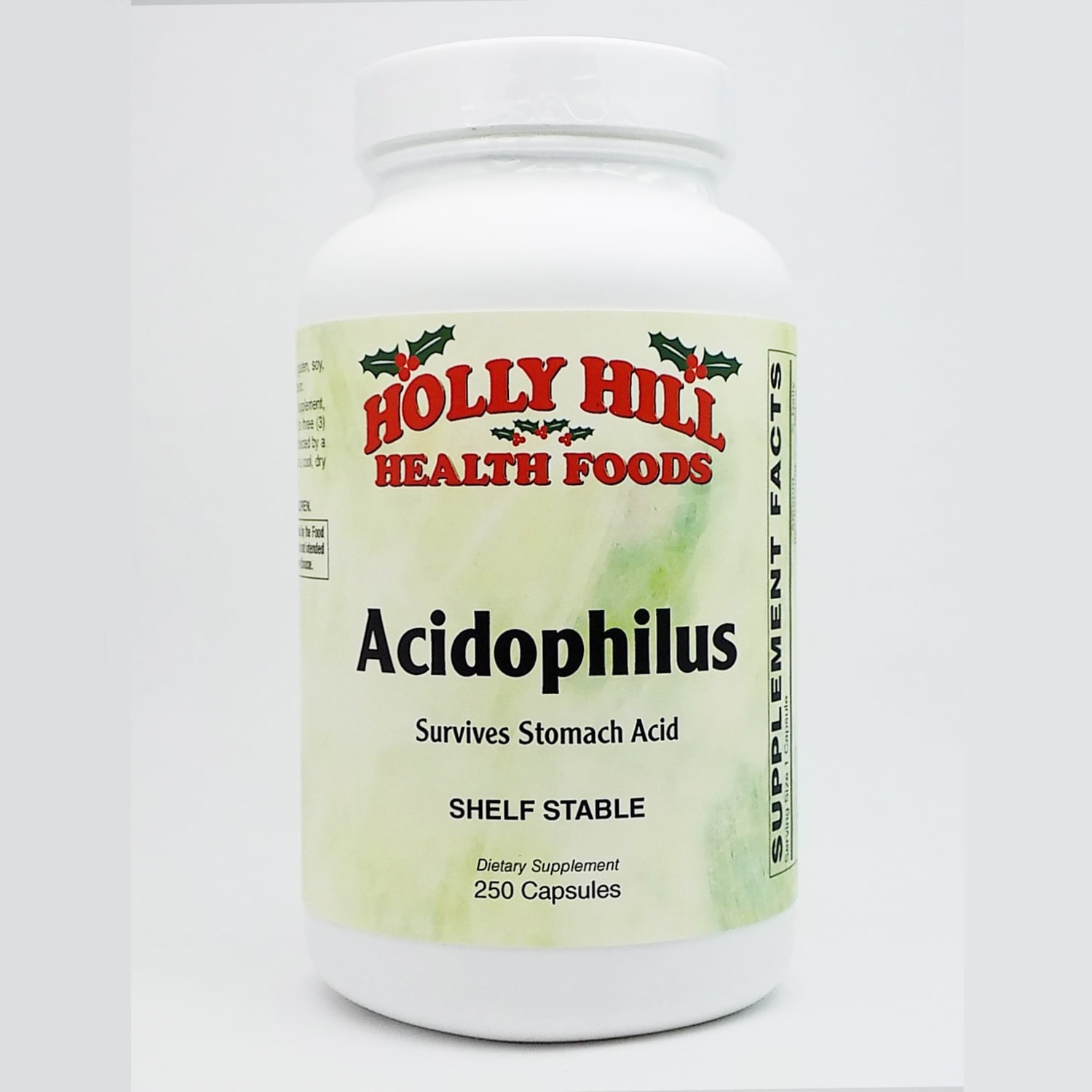 Holly Hill Health Foods, Acidophilus For Vaginal Inflammation And