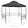 thumbnail image 5 of vidaXL Gazebo Outdoor Canopy Tent Patio Pavilion Wedding Party Tent Sunshade, 5 of 23