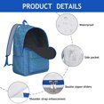 thumbnail image 4 of Modern Boho Mandala Floral Backpack with Laptop Sleeve, Spacious College Bookbag, Perfect for School Supplies and Work Gear, Ideal Gift, 4 of 5