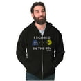 thumbnail image 5 of Scored In 80s Pac Man Video Game Zip Up Hoodie Men's Women's Brisco Brands S, 5 of 6