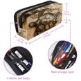 thumbnail image 5 of MUOOUM Pencil Case, Sea Turtle Vintage Map Large Capacity Pencil Pouch Stationery Pen Bag, 5 of 7