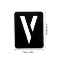 thumbnail image 2 of ADDHAT 42Ud Plantillas Plásticas Negras De Letras Y Números Huecas Para Pintura Decorativa DIY En Paredes Y Muebles, 2 of 8
