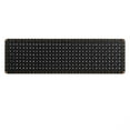 thumbnail image 3 of Sparta Weave Wall-Mount Vegan Leather King Headboard in Walnut Black, 3 of 7