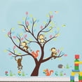 thumbnail image 3 of Vinil Infantil Arbol De Dibujos Animados Mono Ardilla Dara Baby VinDe048 Largo 111 cm Ancho 0.2 cm Alto 91 cm, 3 of 5
