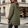 thumbnail image 6 of Women's Quilted Jacket Lightweight Zipper Fall Winter Coats Thermal Padded Puffer Jacket Loose Casual Outerwear with Pockets, 6 of 9