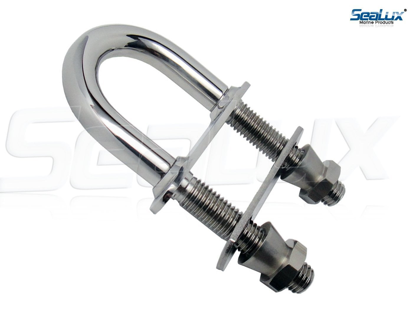 Stainless Steel 316 U-Bolt bow or transom eye MANY SIZES to pick from 