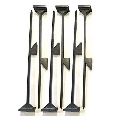 24 inch Tall Knock-Over Stands for Steel Targets - 6 Piece Metal Target Stand Set
