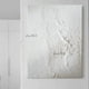 thumbnail image 2 of Pintura al óleo pintada a mano con líneas abstractas blancas y gruesas, decoración de pared moderna, diseño gris, pinturas acrílicas, lienzo artístico para pared, 2 of 5