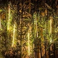 thumbnail image 3 of Meteor Shower Lights Outdoor 8Tubes LEDs Lights Connectable Falling Rain Lights Christmas Raindrop Snowfall Lights 2024 Navidad, 3 of 5