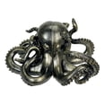 thumbnail image 2 of Zeckos Octopus Bookends Bronze Polyresin Set of 2 Nautical Coastal Decor, 2 of 10