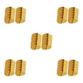 thumbnail image 1 of Thinsony Golf Head Covers PU Portable Protector Travel Athlete Golf for Training Yellow Large 10 Pcs 5Set, 1 of 6