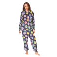 thumbnail image 2 of FORMRS Onesies Pajama for Adults Unisex Hoodie Winter Jumpsuit One Piece Sleepwear, Sizes S-2XL, Colorful Candies, 2 of 7