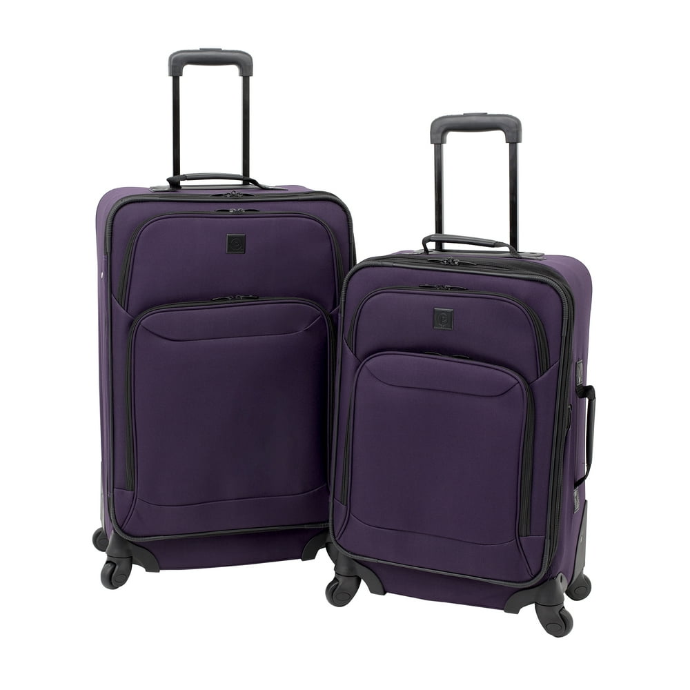 Protege Protege 2 piece expandable spinner carry on and checked