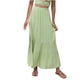 thumbnail image 1 of Moda mujer verano cintura alta sólido Casual una línea volante falda larga Wmkox8yi FGJ1952, 1 of 6
