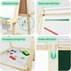 thumbnail image 5 of Art Easel Joyooss para niños con pizarra blanca magnética y pizarra, 5 of 8
