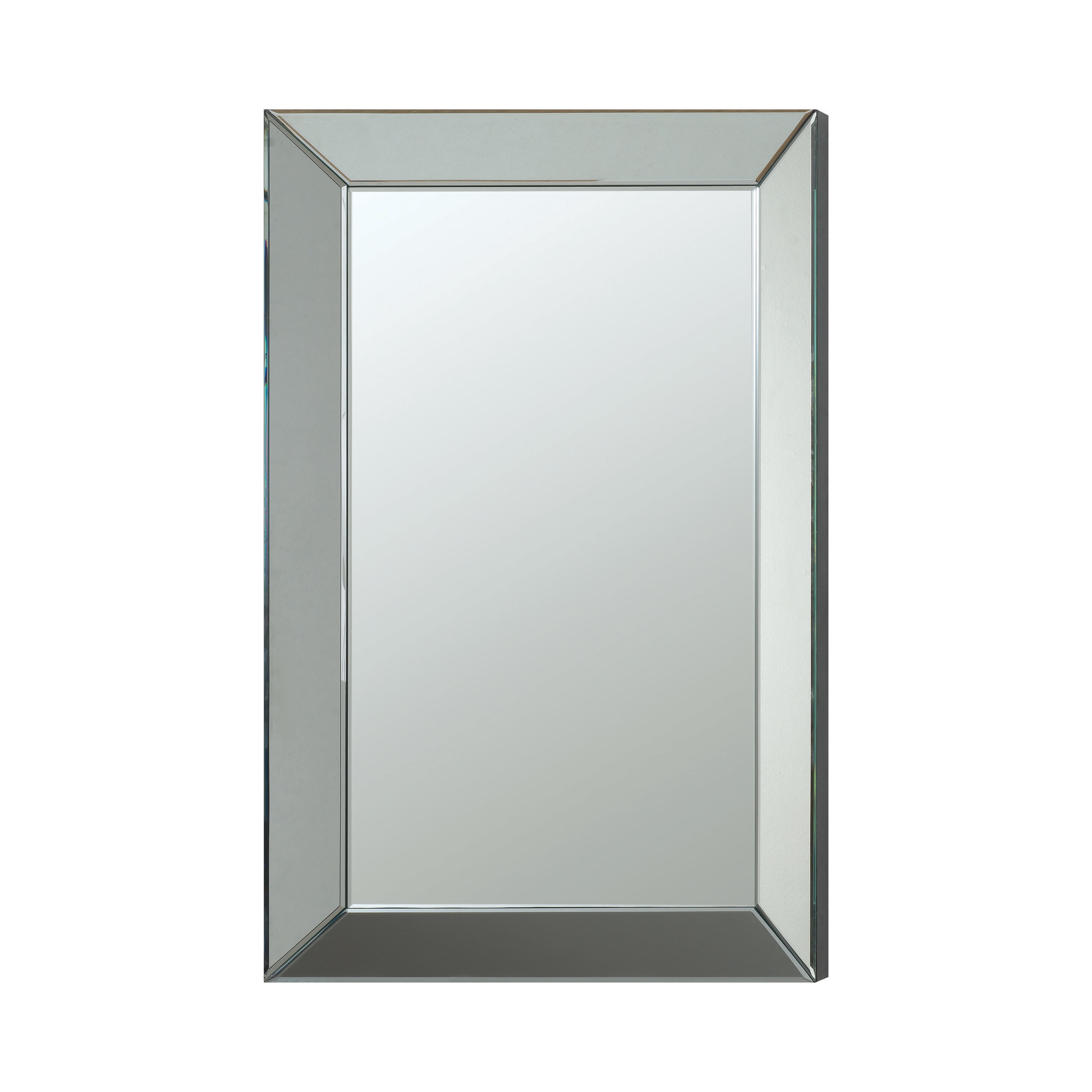 Coaster Home Furnishings Rectangular Wall Mirror with Mirrored Frame