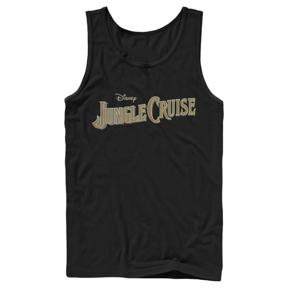 Men's Jungle Cruise Classic Logo Tank Top Black Medium