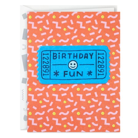 Hallmark Good Mail Birthday Card - Bday Ticket