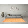 thumbnail image 3 of Ahgly Company Indoor Square Oriental Orange Modern Area Rugs, 8' Square, 3 of 4