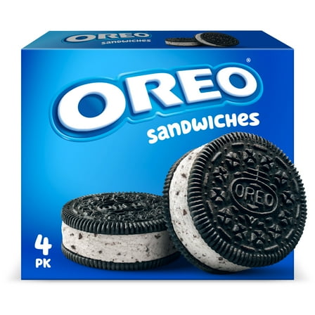 OREO Frozen Dairy Dessert Sandwiches, 4 Count
