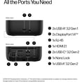 thumbnail image 5 of HP USB-C 100W G6 Dock – 2.5GbE, Dual DisplayPort, HDMI 2.1 Docking Station, 5 of 5