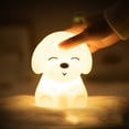 thumbnail image 3 of Luces nocturnas para habitación de niños, lámpara de noche cambiante para dormitorio, luz nocturna de silicona regulable y recargable para dormitorio de niños, 3 of 4