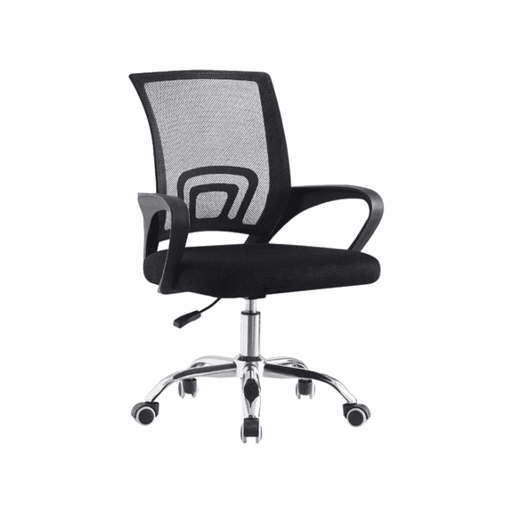 Silla de Escritorio Ejecutiva para Oficina con Respaldo Tela de Malla Negro OLU OLU OLUMESH/Ejecutiva Mesh/Ergonomica