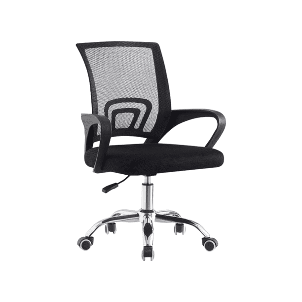 Silla de Escritorio Ejecutiva para Oficina con Respaldo Tela de Malla Negro OLU OLU OLUMESH/Ejecutiva Mesh/Ergonomica
