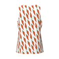 thumbnail image 5 of Gaeub Carrot Men's Athletic Tank Top, Workout Sleeveless Shirts, Running Tank Tops for Gym, Running, Training - XX-Large, 5 of 9