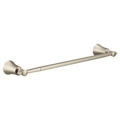Moen YB0324BN Flara 24 in Towel Bar in Brushed Nickel