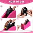 thumbnail image 3 of 9 Pcs Heat Tape Dispenser Set, Sublimation Tapes Dispenser Adhesive Roll Holder 1 Pc Heat Resistant Gloves with Silicone Bumps 6 Pcs Thermal Tape for Office Home, 3 of 4