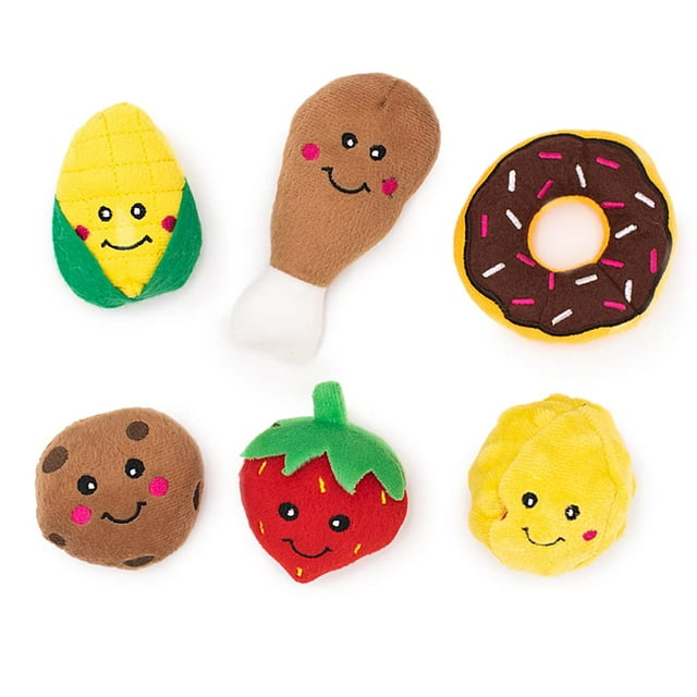 Juguete para Perro ZippyPaws Burrow Repuesto Miniz Paquete de 6 Peluches
