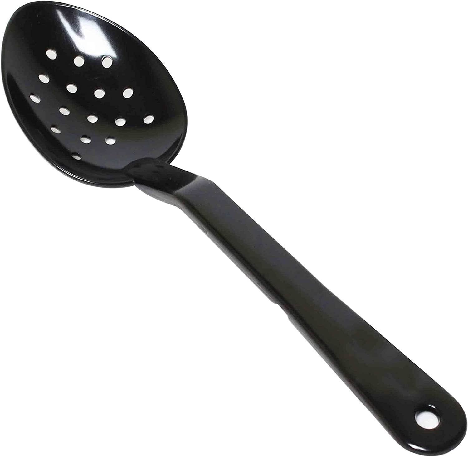 TrueCraftware - 11-Inch Perforated Serving Spoon, Polycarbonate, Black ...