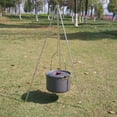 thumbnail image 3 of Hanging Pot Camping Pot Single Pot for Outdoor Camping Hiking Cooking,, 3 of 5