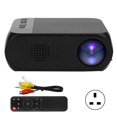 thumbnail image 1 of Mini Projector Black Micro 1080P HDMI Multi Function Home Theater YG320 100-240V( Plug ), 1 of 5