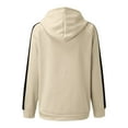 thumbnail image 5 of Vedolay Womens Plus Activewear Fashion Print Crew Neck Long Sleeves Sweatshirt Tops Clothes for Women Beige,M, 5 of 5