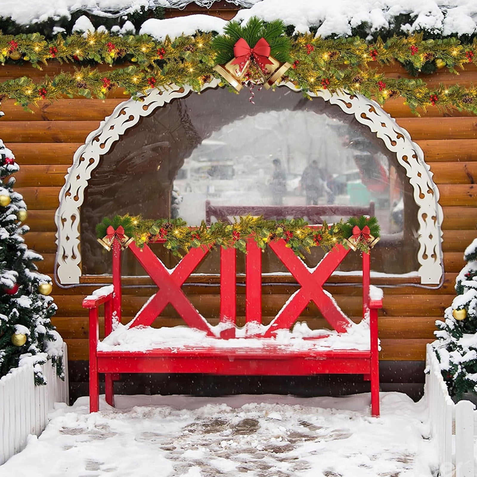 Guirlande De Noel Avec Pomme De Pin Au Meilleur Prix | Leroy Merlin