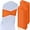 Orange, variant on 150 Pcs Spandex Chair Sashes Bows Bands Chair Covers Decorations Elastic Ribbon Seat Ties for Wedding Birthday Party Banquet Hotel Events Ceremony(Red)