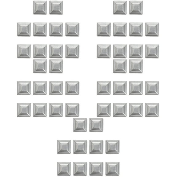 Hemoton 50 pcs Fence Post Caps Sealing Covers Iron Fence Covers 5x5 Fence Post Caps