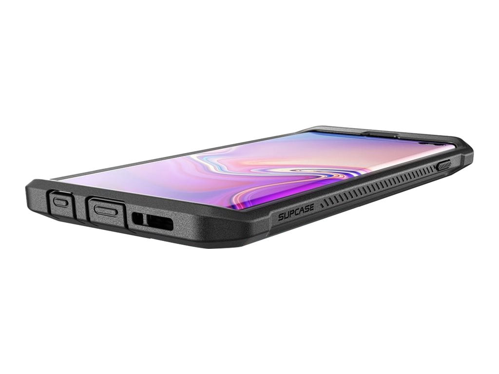SUPCASE Samsung Galaxy S10 Plus Case (2019 Release), Full-Body Dual Layer Rugged Holster and Kickstand Case Without Screen Protector, Unicorn Beetle Pro Series (Black)