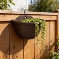 thumbnail image 4 of chaungfeng Decorative Hanging Plant Pot for Outdoor, Coffee, 4 of 6