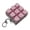 Pink, variant on Fidget Keyring Keyboard Clicker Mechanical Keypad Portable with Lanyard for Concentration in Office and at Home