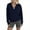 Navy, variant on BLCHUNen Sweatshirts for Women Half Zip up Casual Hooded Pullover Fall Winter Tops with Pocket Workout Long Sleeve Tops