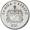 thumbnail image 2 of 1986 Samoa 5 oz Silver 25 Tala Kon-Tiki Proof, 2 of 2