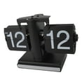 thumbnail image 1 of Retro Flip Down Clock, Vintage Mechanical Flip Clock with Beech Wood Base, Battery Operated, Home Office Retro Flip Desk Clock, 1 of 7