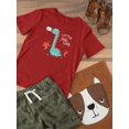 thumbnail image 3 of Hello Little Handsome Dino T-Shirt Toddler -Image by Shutterstock,  3 Toddler, 3 of 4