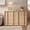 Oak-6 Drawer, variant on 7 Drawer Dresser for Bedroom, Wood Chest of Drawers with Large Storage Capacity, 54" Wide Dresser TV Stand for Living Room, Closet Organizer Storage Cabinet